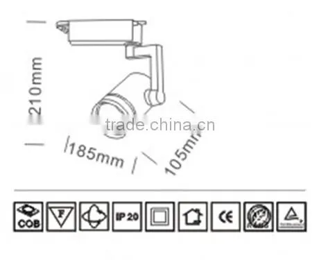 Commerical LED track light 2287
