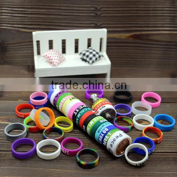 Customized box mod vaping band atomizer tank rba silicone band rubber mod body band silicone mod protector