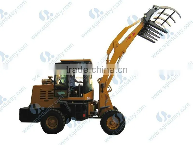 1000kg capacity sugarcane grab loader