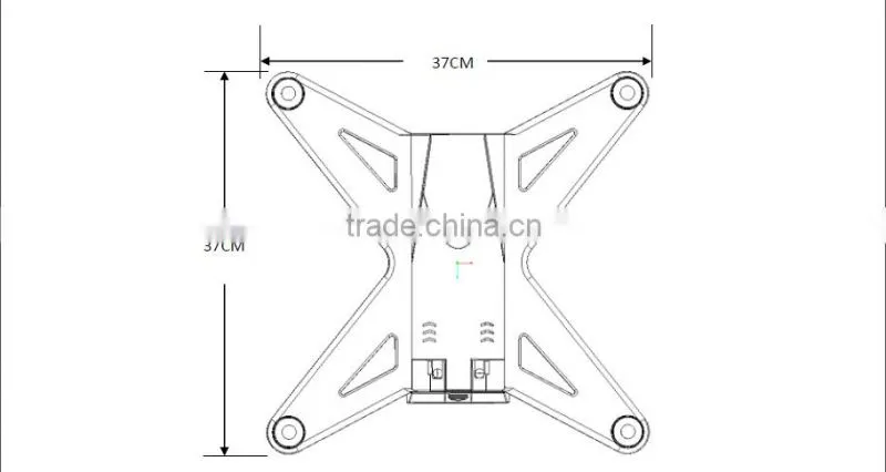2015 hot sell high class FPV 2.4G Professional Drone with GPS HD camera function