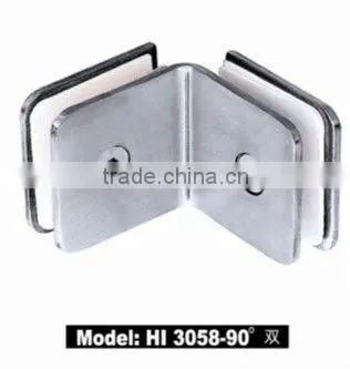 90 angle immobility stainless steel Glass clamp