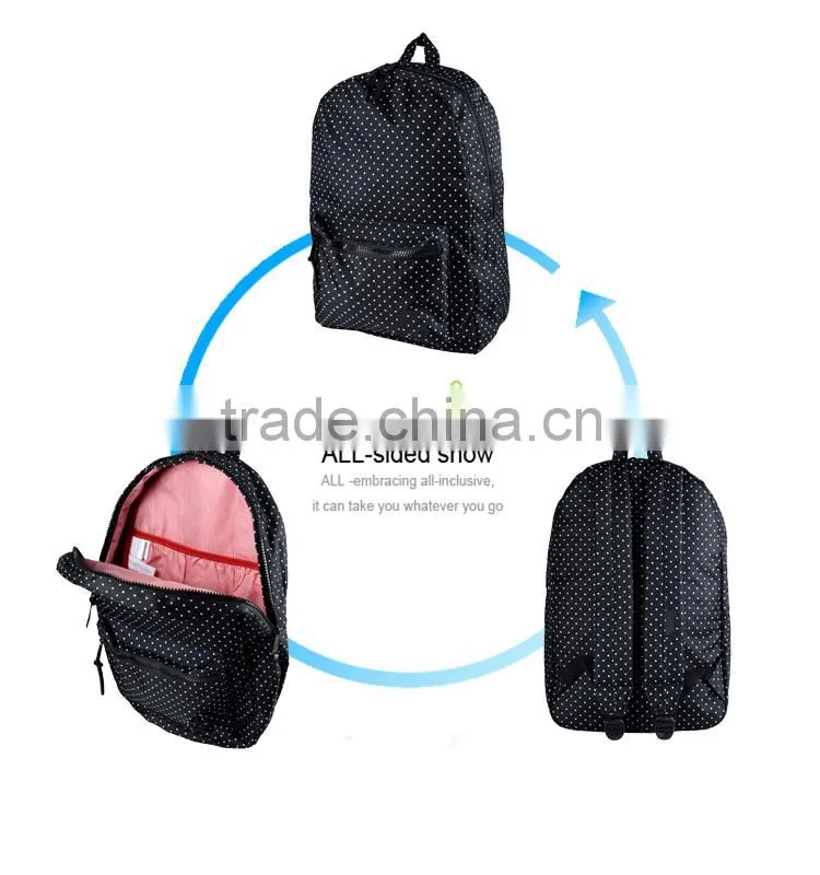 high quality small quantity order design your logo high school backpack