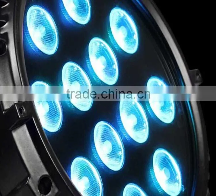 12x15w 5 in 1 Waterproof outdoor RGBWA LED Par Can DMX512 RGB Stage Disco DJ Lighting projector