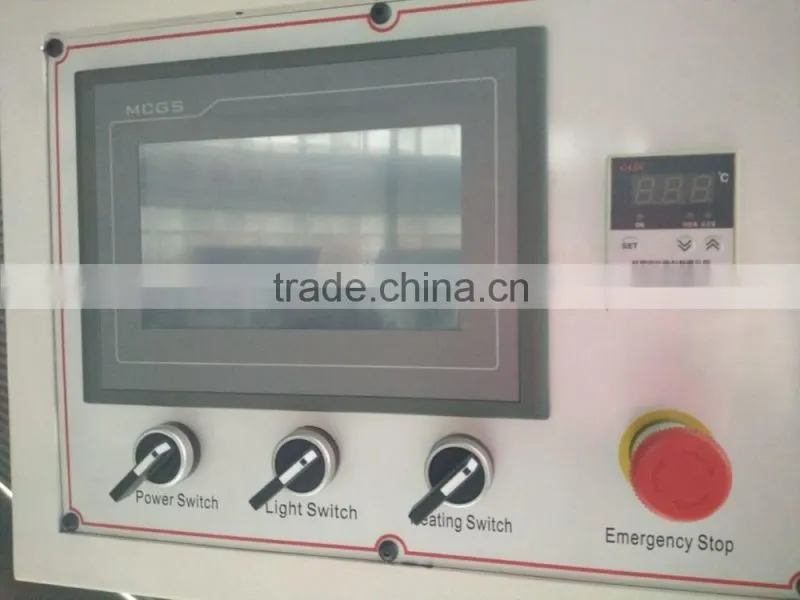 KC307DT touch screen full automatic edge banding machine with rough trimming fine trimming/ edge banding plywood