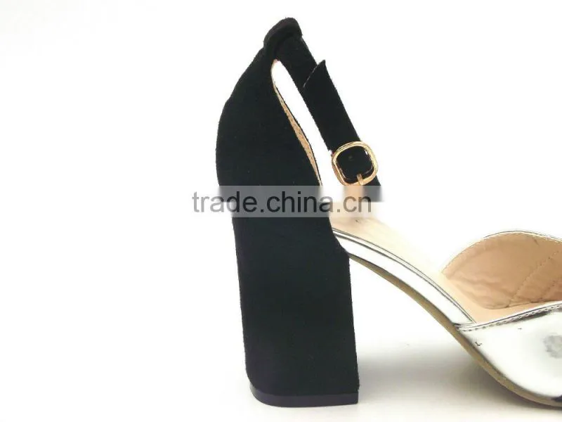 hot sell high quality mix color women middle heel sandals