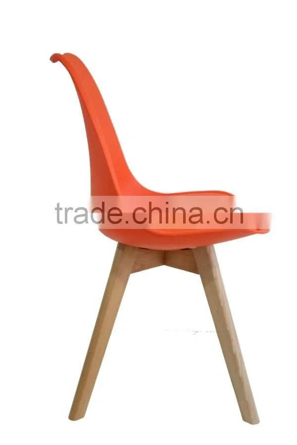 Leather covered foam seat DSW dining chair,HYL-36