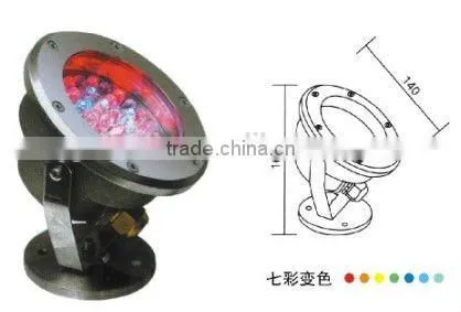 Stainless steel DMX led underwater fountain light