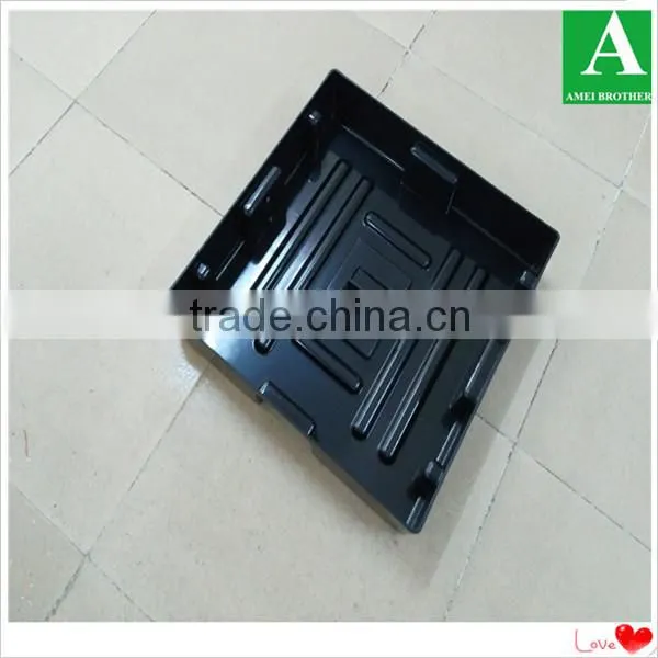 ABS material plastic thick black vacuum forming back shell