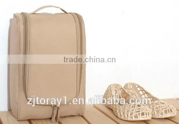 600D Polyester Durable Portable Shoe Travel Bag for Holiday