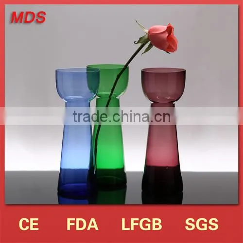 OEM glass wholesale clear petwer glass wine goblets for wedding