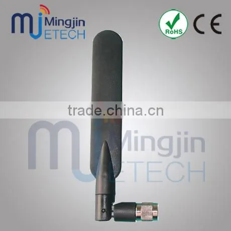 factory price manufacture dual band dipole antenna 2.4/ 5GHZ rubber duck