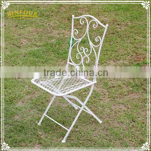 Chinese cheap outdoor antique wrought iron leisure garden chair