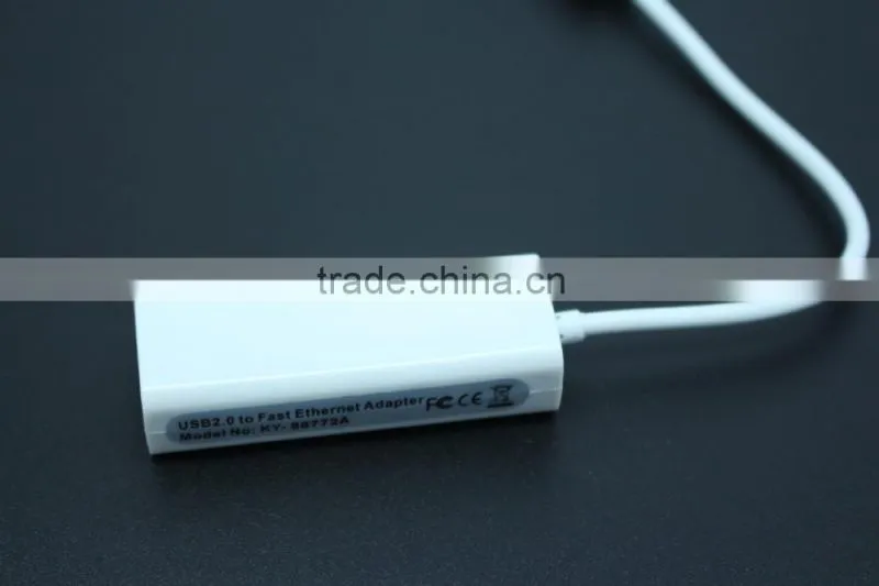 manufacture USB2.0 to fast ethernet Adapter