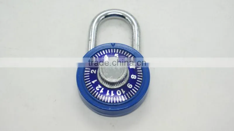 Stainless steel mechanical luggage /suitcasepadlock combination JN518