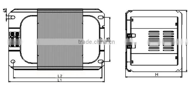 100% copper 1000w metal halide electro magnetic choke