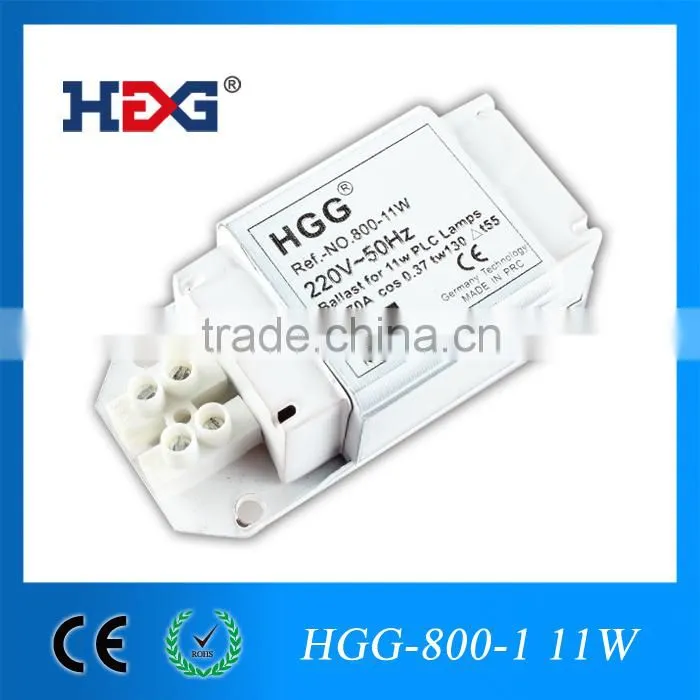 2015 hot sale 11w CFL magnetic ballast HGG-800