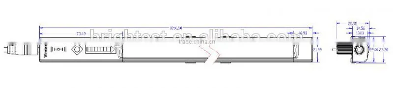 100cm Wardrobe LED Cabinet Light,Smart 12V IP54 LED Cabinet Light,Touch Sensor 12V SMD LED Cabinet Light