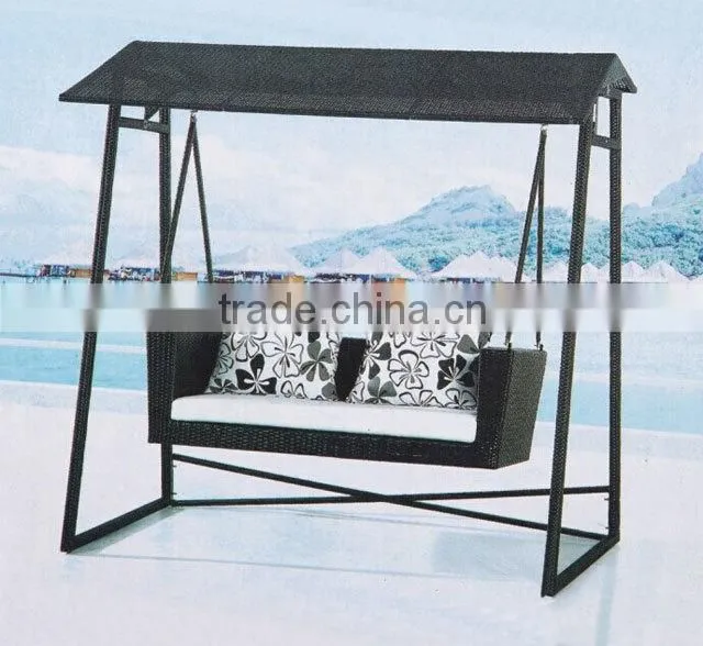 aluminum / iron fram rattan outdoor gazebo