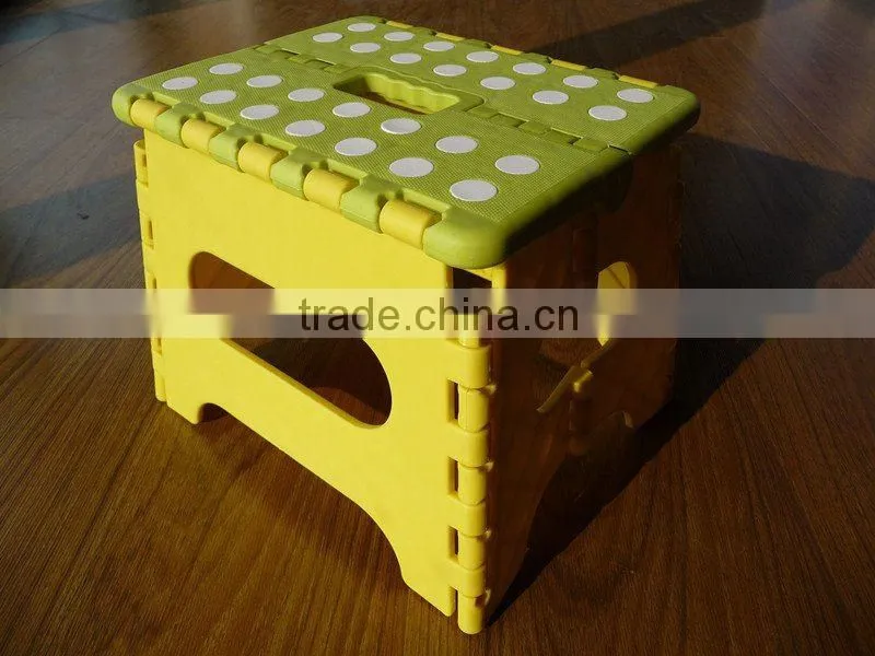 Cute and popular mini portable plastic folding step stool