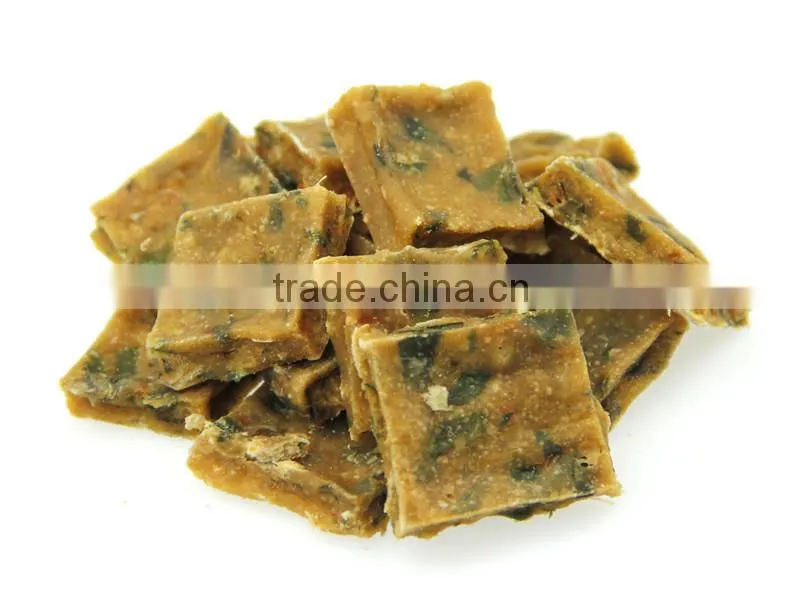 2015 new pet dog treat dry rabbit with vegetable fillet snack pet products