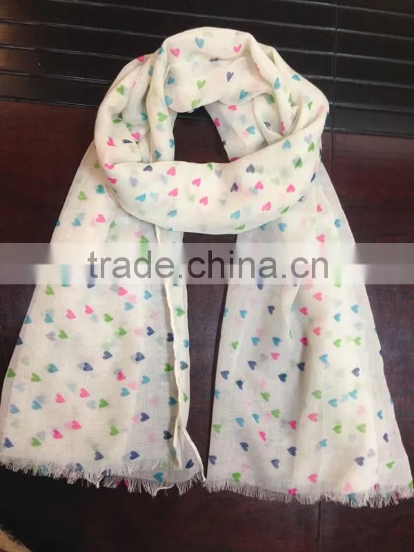 heart scarf