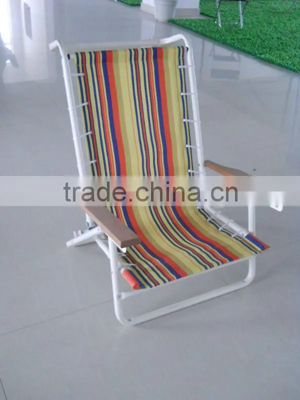 Tieback Folding Beach Chair--Back Adjustable