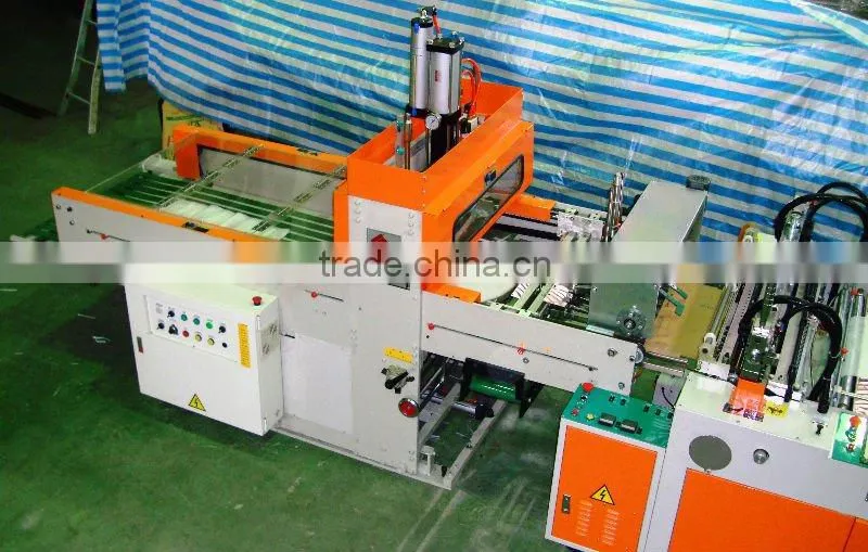 Single Servo Motor Driven Full Automatic High Speed T-Shirt Bag Making Machine