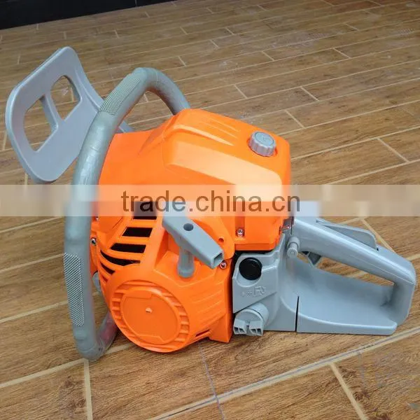 52cc orange and gray color gasoline chain saw 5200,oil chain saw