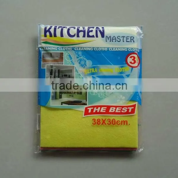 Super absorbent all purpose cleaning cloth