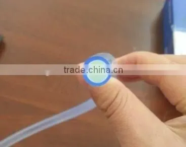 5mm/7mm plastic solid core side glow fibre optic cable for lighting