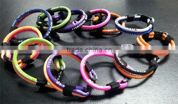 2 rope baseball useful germanium oem orange-neon-orange germanium magnetic necklace sports