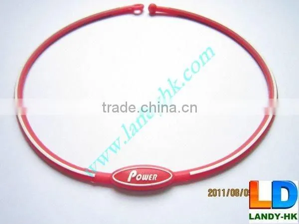 Silicone Power Energy Balance Necklace, Fatigue Release