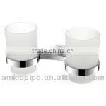 Brass/Zinc/Stainless Steel Double Tumbler Holder with Cup