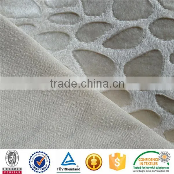 bamboo brushed anti slip cut velvet upholstery plastic drip back sofa cover fabric