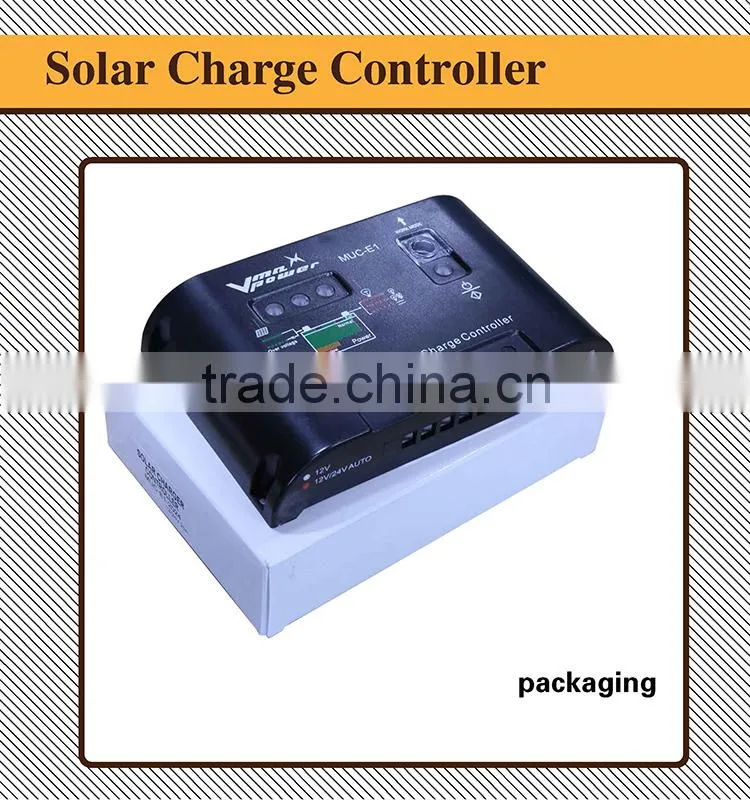 High quality 10a PWM pv regulator solar panel system use 12V 10A solar charger controller