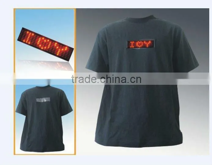 2015 new style creative and fashion light up led panel for T shirt with high quality