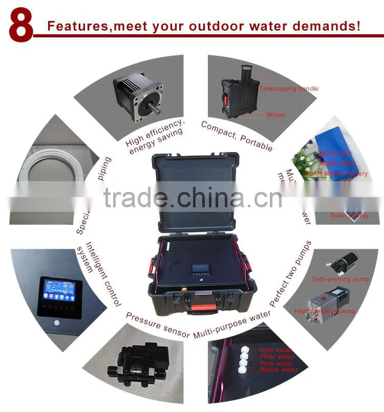 Sea water desalinization plant for potable water