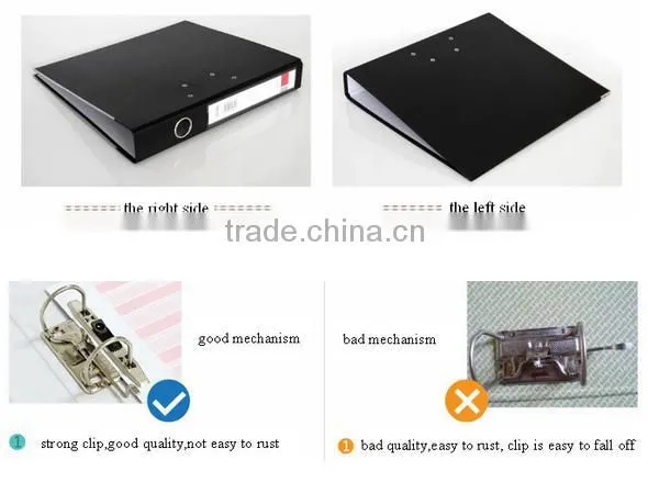Customized 2-hole file folder ring binder