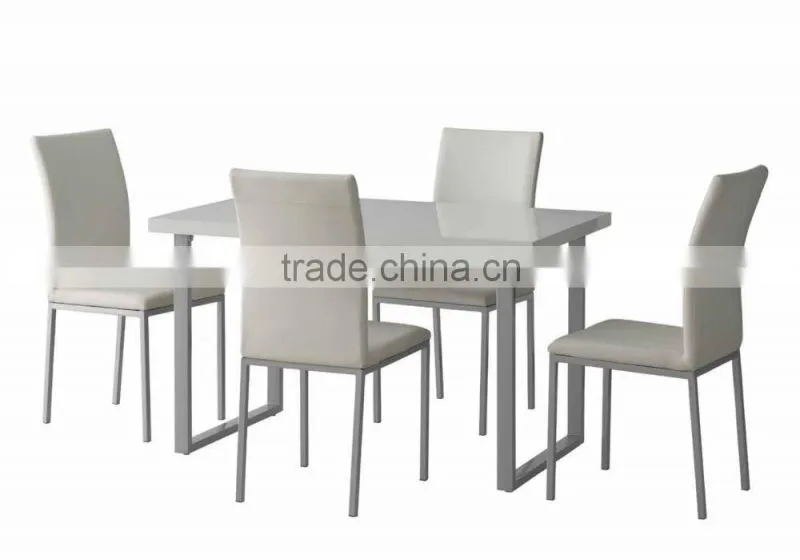 Modern MDF dining table with chairs set