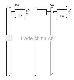 Stainless steel spike light/garden light/lawn light/post lamp/landscape light/porch light 12V IP67