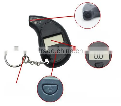 Key Chain Digital Tire Pressure Gauge,Mini digital tire pressure gauge