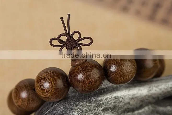 Delicate golden sandalwood Tibet Buddhism Prayer antifatigue bead bracelet