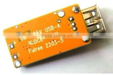 12V to 5V USB power module DC-DC step-down power bare board 3A high current
