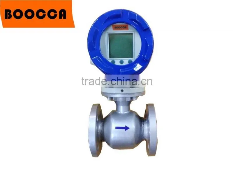 Liquid, gas, steam vortex flow meter