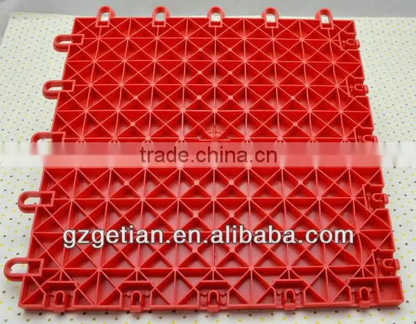 suspended plastic flooring, removable indoor flooring cover for sports