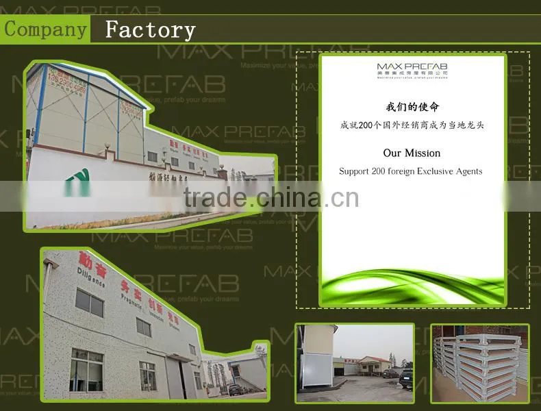 High Quality Low cost light steel frame 20ft Prefabricated home container home