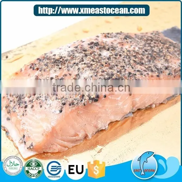 Best quality chile salmon material frozen smoked pink salmon cut