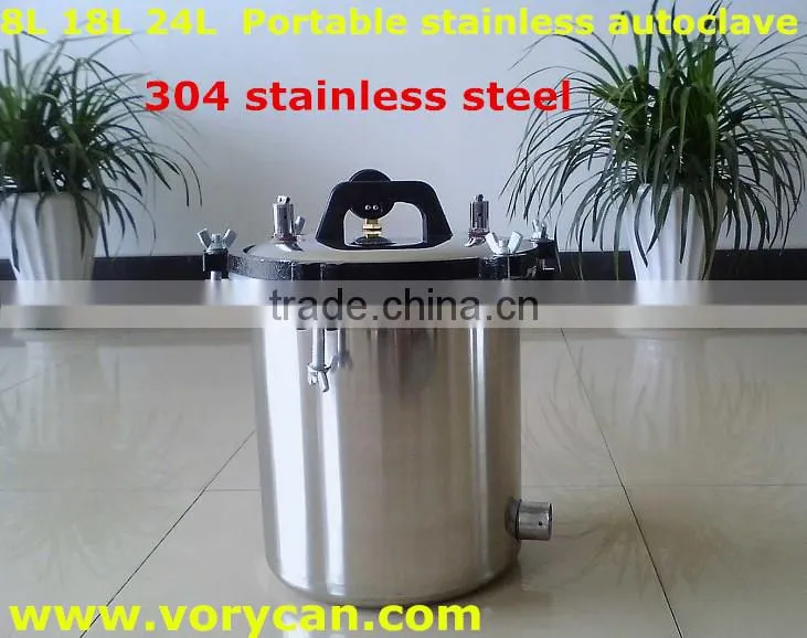 24Liters XFS-280B stainless steel portable autoclave sterilizer sterilization Pressure-cooker