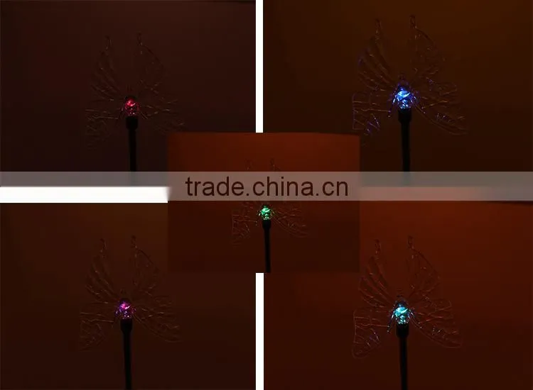 Colorful butterflies repeller solar decorative lights for garden sresky