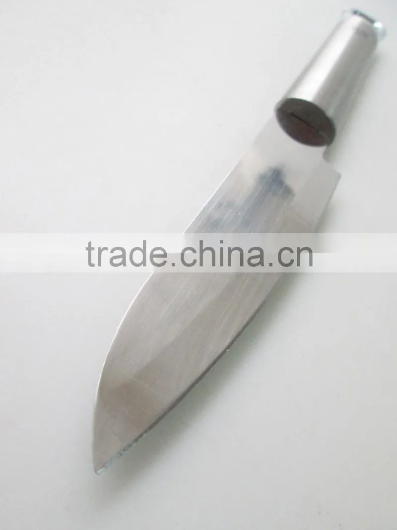 Stainless steel handle fruit and vegetable knife